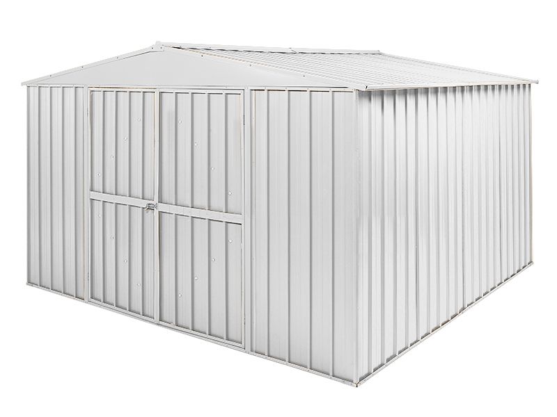 Box in Acciaio Zincato 3.60 x 3.45 m x h2.12 m - 150 KG – 12,25 metri quadri - BIANCO