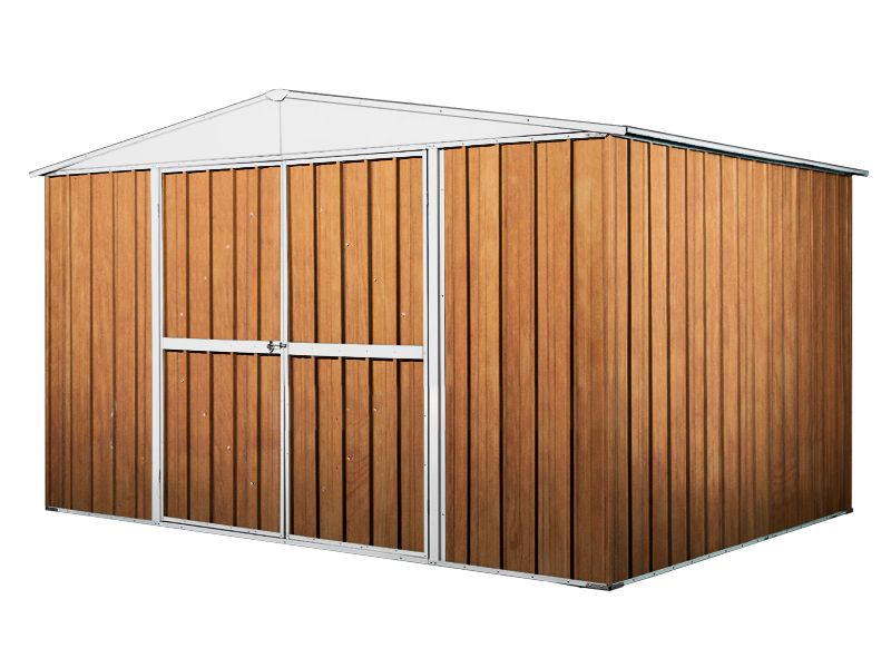 Box in Acciaio Zincato 3.60 x 3.45 m x h2.12 m - 150 KG – 12,25 metri quadri - LEGNO