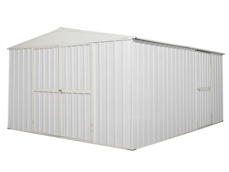 Box in Acciaio Zincato 3.60 x 4.30 m x h2.10 m - 185 KG - 15 metri quadri - BIANCO 