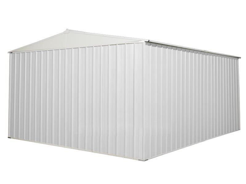 Box in Acciaio Zincato 3.60 x 4.30 m x h2.10 m - 185 KG - 15 metri quadri - BIANCO 