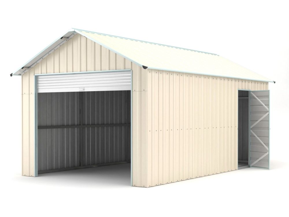 Box in Acciaio Zincato 3.60 x 9.14 m x h 3.15 m - 655 KG - 32.9 metri quadri - BEIGE