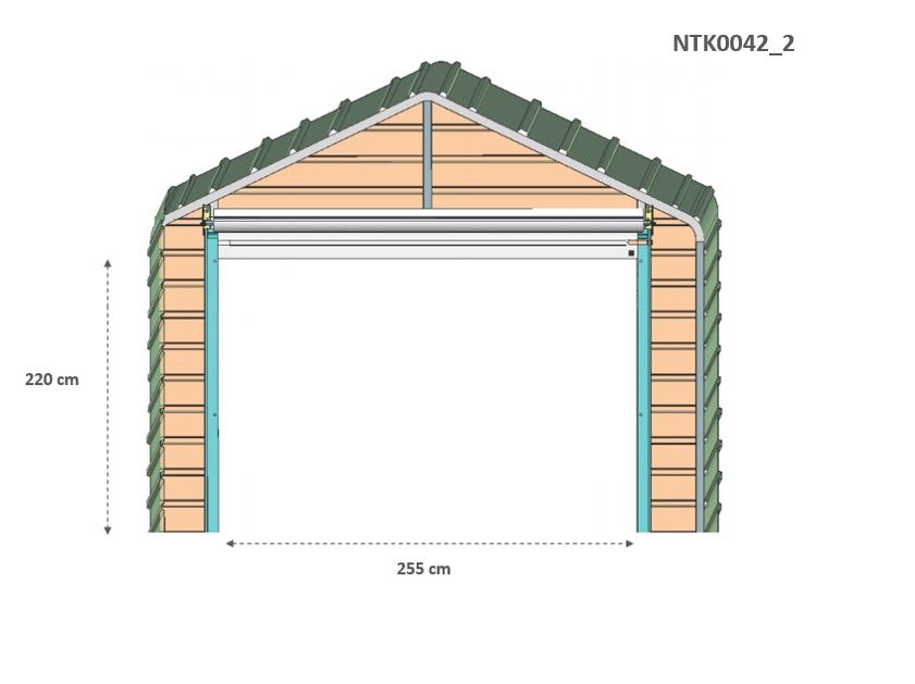 Box in Acciaio Zincato 3.60 x 9.14 m x h 3.15 m - 655 KG - 32.9 metri quadri - BEIGE