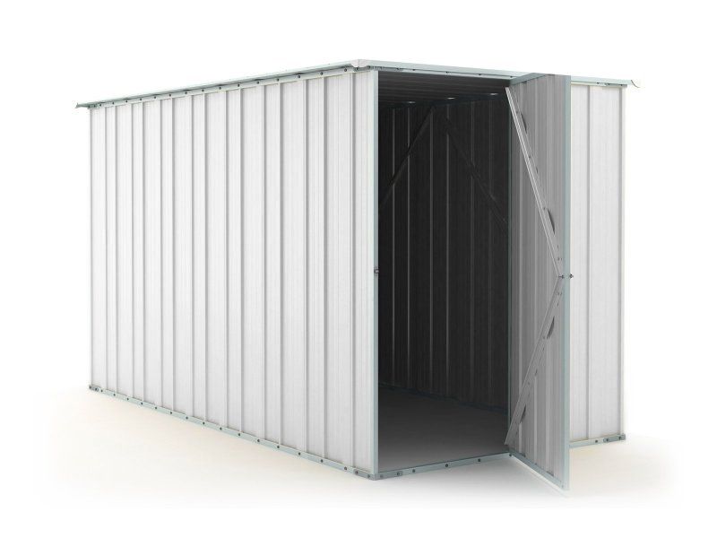 Box in Acciaio Zincato 1.75 x 3.07 m x h1.82 m - 95 KG - 5,4 metri quadri - BIANCO 
