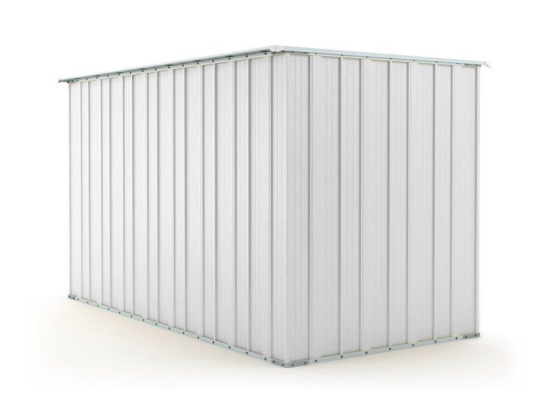 Box in Acciaio Zincato 1.75 x 3.07 m x h1.82 m - 95 KG - 5,4 metri quadri - BIANCO 
