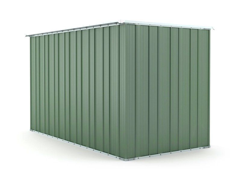 Box in Acciaio Zincato 1.75 x 3.07 m x h1.82 m - 95 KG - 5,4 metri quadri - VERDE