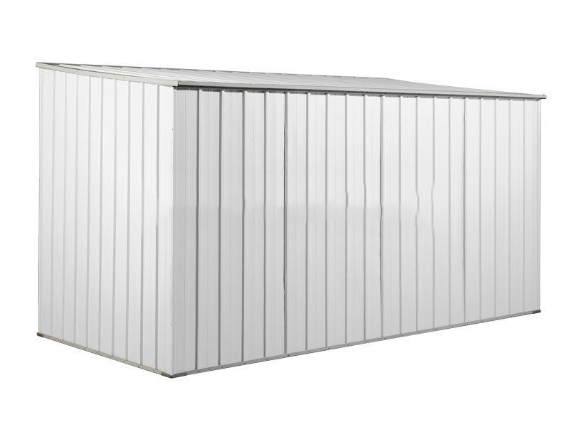 Box in Acciaio Zincato 3.45 x 1.86 m x h1.92 m - 98 KG – 6,0 metri quadri - BIANCO