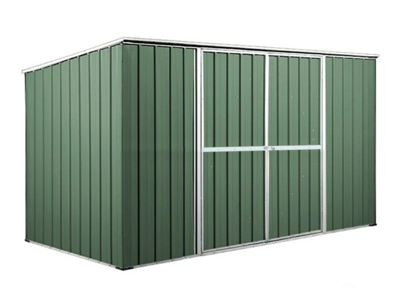 Box in Acciaio Zincato 3.45 x 1.86 m x h1.92 m - 98 KG – 6,0 metri quadri - VERDE