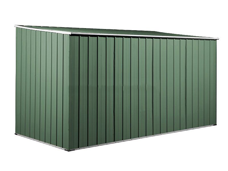 Box in Acciaio Zincato 3.45 x 1.86 m x h1.92 m - 98 KG – 6,0 metri quadri - VERDE