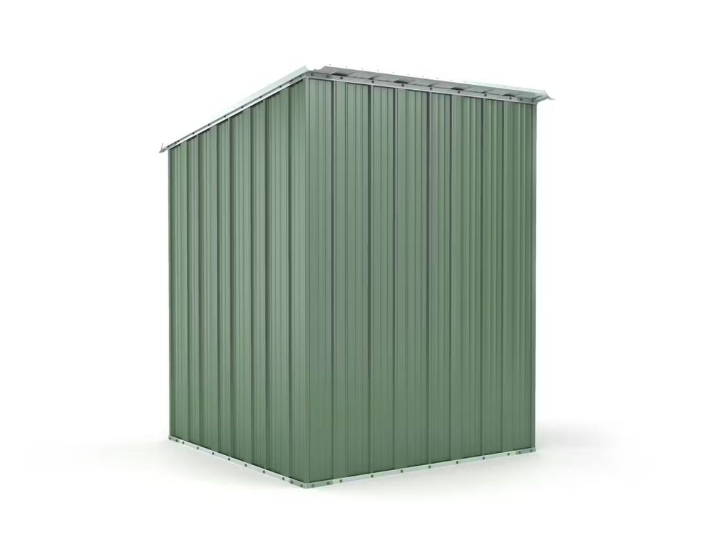 Box in Acciaio Zincato Casetta da Giardino in Lamiera 1.55 x 1.75 m x h2.02 m - 60 KG – 2.71 metri quadri - VERDE