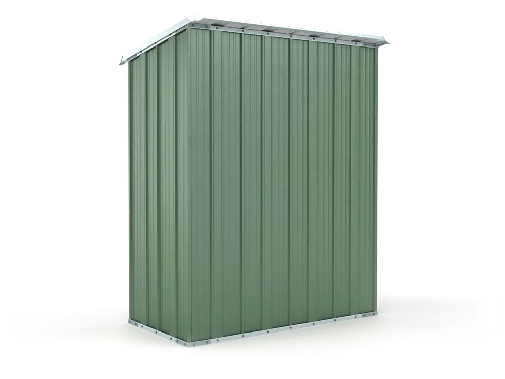 Box in Acciaio Zincato 1.55 x 1.00 m x h1.92 m - 50 KG – 1,55 metri quadri – VERDE