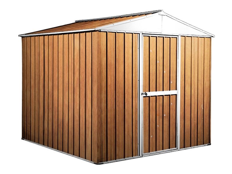 Box in Acciaio Zincato Casetta da Giardino 2.75 x 1.75 m x h2.15 m - 87 KG – 4.81 metri quadri - LEGNO