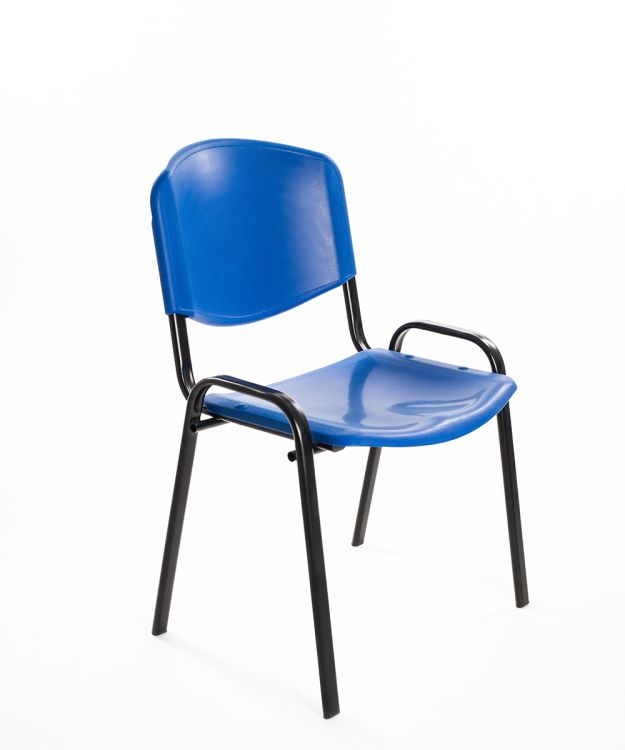 Sedia Impilabile in Plastica BLU - Ufficio Riunione Attesa