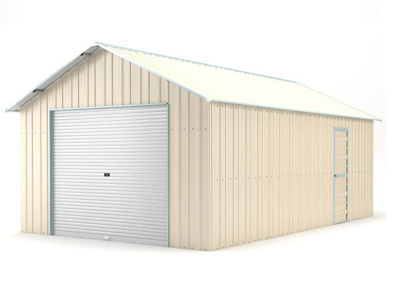 Box in Acciaio Zincato 4.38 x 11.80 m x h 3.31 m - 906 KG – 51.68 metri quadri - BEIGE