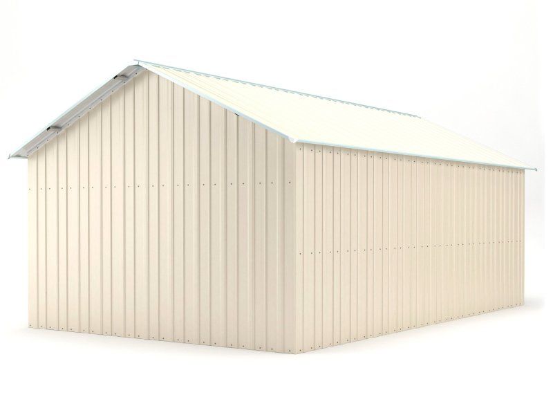 Box in Acciaio Zincato 4.38 x 8.76 m x h 3.31 m - 692 KG – 38.37 metri quadri - BEIGE