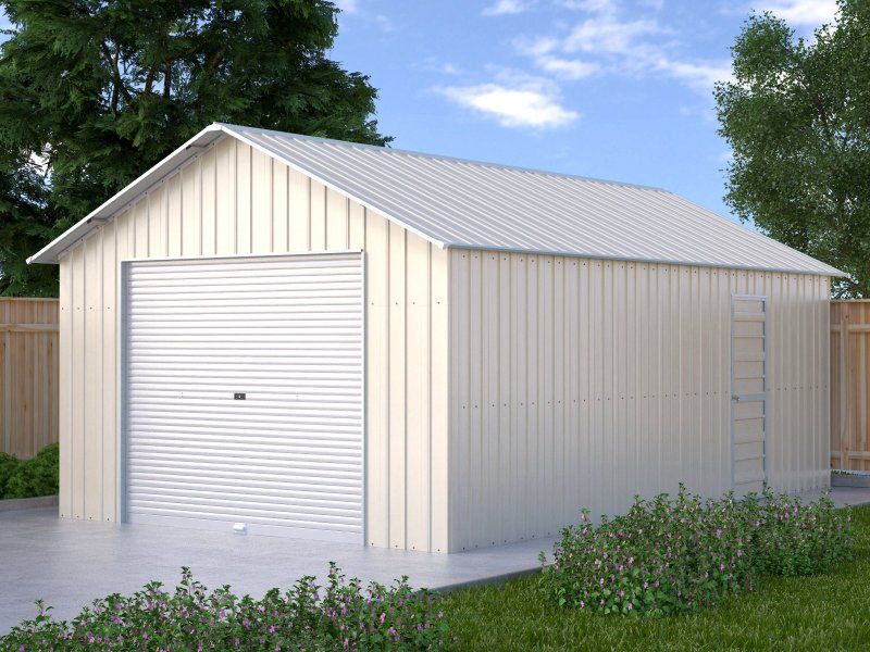 Box in Acciaio Zincato 4.38 x 8.76 m x h 3.31 m - 692 KG – 38.37 metri quadri - BEIGE