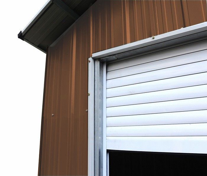 Box in Acciaio Zincato 4.38 x 7.24 m x h 3.31 m - 585 KG – 31,7 metri quadri - LEGNO