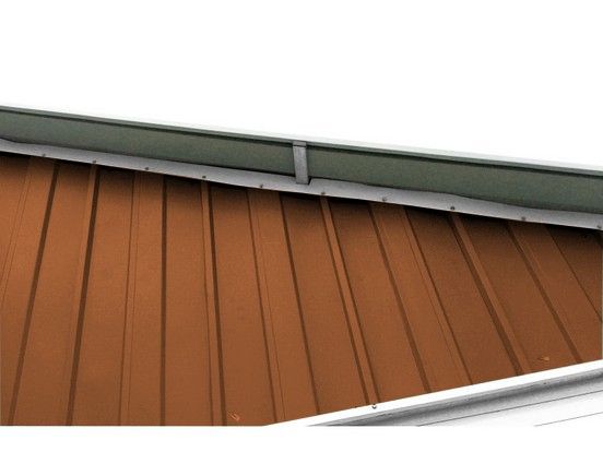 Box in Acciaio Zincato Casetta da Giardino in Lamiera Box Auto 6.66 x 7.24 m x h 3.80 m - 810 KG – 48.22 metri quadri - LEGNO