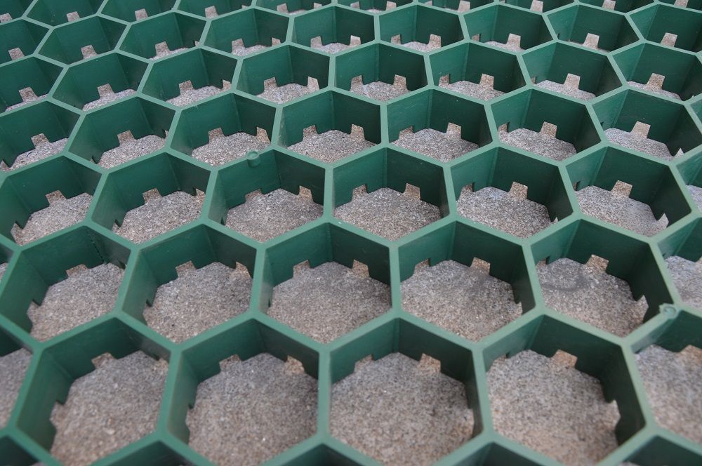 Griglia Salvaprato MADE IN ITALY Piastrella Grigliato Carrabile Plastica 35,2 mq